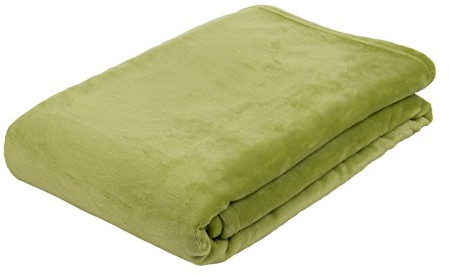 Gözze - Wohn- und Kuscheldecke, Memphis, Hohes Stoffgewicht 300 g/m², 150 x 200 cm - Grün