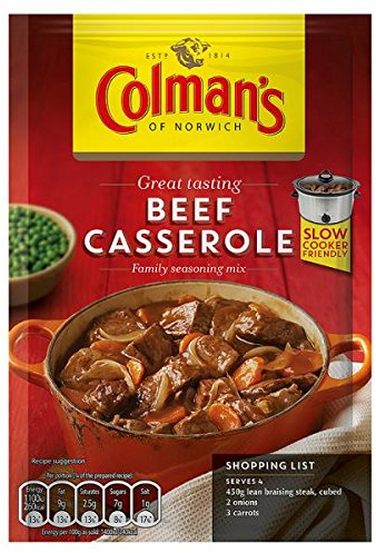 ( 12 Pack ) Colman's Beef Casserole Recipe Mix 40g