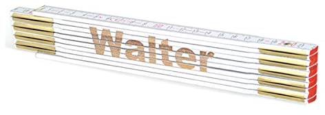 Zollstock Walter mit Namensgravur personalisiert Geschenk