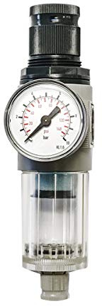 Schneider DGKD225027 Détendeur à air comprimé FDM 1/4 C (réducteur de pression 0-10 bar, pour compresseurs, pièce de rechange)