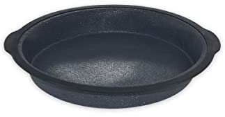 Zenker 685532 Springform aus Fiberglas Silikon, rund, Springform 25 cm, Kuchenform, Silikon, Fiberglas, Nylon, Grau, 25 x 4 cm