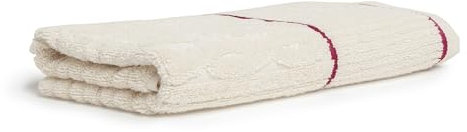 Möve Cosy Knits Zopf Allover Duschtuch 67 x 140 cm aus 100% Baumwolle, Nature/Berry