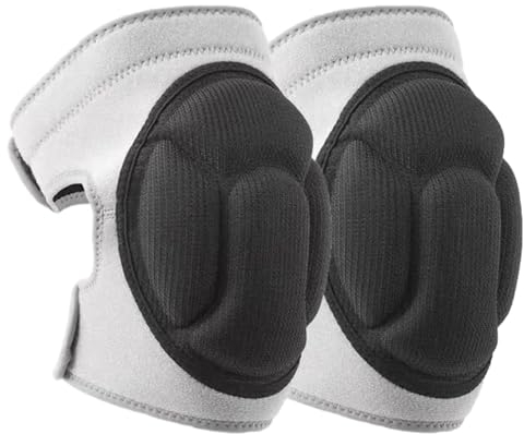 JTMKYO 1 paire de genouillères pour homme, avec ajustement extensible et confortable, équipement de protection unisexe pour les genoux, pantalon de travail, genouillères pour le sport