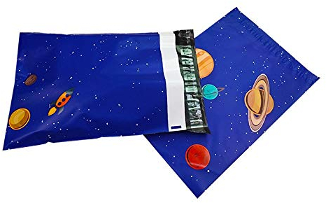 Versandtaschen,Plastik Versandtaschen 100pcs25.5x37cm Versandbeutel wasserdichte Kleidung Express -Tasche Dicker Courier Umschlagbeutel Postem Mailingbeutel