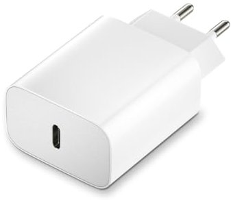 Woodcessories - Schnellladegerät 45 Watt USB-C Adapter für EU Anschluss (Weiß)