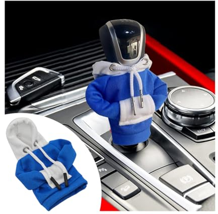 CGEAMDY Felpa per Cambio e Auto - Copri-Cambio e Pomello, Hoodie con Cappuccio, Decorazione Interna dell'Auto