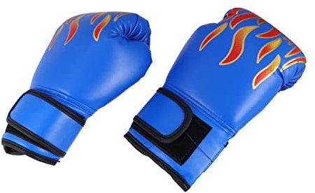 Boxschutzhandschuhe für Kinder aus Pu mit Flammenmuster