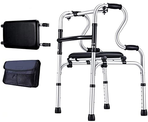 Höhenverstellbare Gehhilfe aus Aluminiumlegierung für ältere Menschen mit Behinderung – Gehhilfe, Senioren-Gehhilfe mit Handicap-Assistent-Technologie