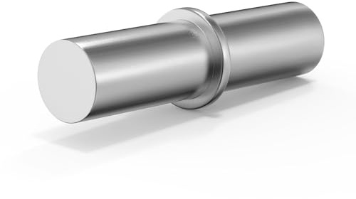 ORTAVA Hyllstöd 5 x 20 mm, 40 stycken hyllstöd kolstål, golvstöd rostfri, hyllhållare