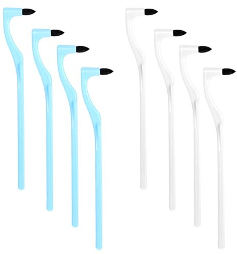 Gjinxi Tooth Stain Eraser 8 Pcs Stain Removers Tartar Eraser Polisher Professional Tools Dental Picks Brush Teeth Scraper Ergonomic Handle Teeth Cleaning Kit Oral Care
