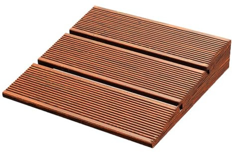 YCBTPS Türschwellenrampe 8/10/15/20cm Hoch Tragbare Rampe Aus Holz, Bordsteinrampen Mobilität, Rollstuhlrampe, Garagen Rampe Mit Rutschfester Oberfläche(30x30x8cm(12x12x3.1in))