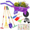Aragallant Set de Jardinería con Carretilla, Herramientas y Guantes para Niños - Incluye Pala, Rastrillo y Accesorios, Carretilla de Jardín, Juego de Exterior para Pequeños Jardinería