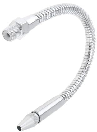 Tubo de refrigeración flexible de metal, Tubo flexible de refrigeración por agua y aceite de metal de 3/8 pulgadas (400-700 mm) con boquilla redonda for máquina CNC, fresadora y torno.(600mm)