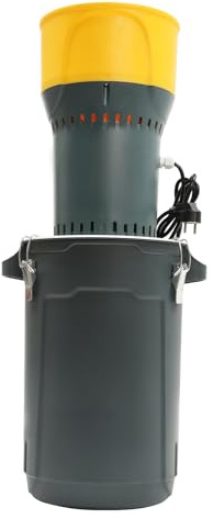 Molino de cereales eléctrico para piensos, molino de harina, molino de chatarra, trituradora con 5 tamices, cubo de 25L, máquina de molino de grano para trigo, cebada, maíz, avena