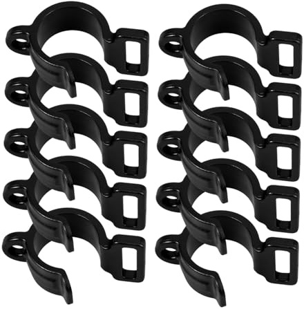 SUPVOX 10pezzi Ganci per Tende da Sole Esterni in Plastica Staffe per Asta Ganci da Campeggio Resistenti per Appendere Oggetti Uso in Campeggio Giardino Garage Escursioni