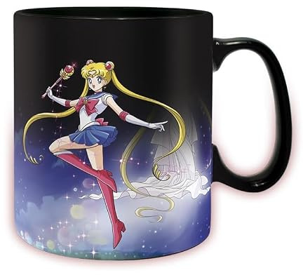 Sailor Moon – Mugg Heat Change– 460 ml – Sailor & Chibi – Cardboard