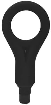 Faszienmassagegerät Ersatzkopfadapter, Silikon Soft Touch, Massagekopf mit ring for Handmassagegerät(Black,31mm)