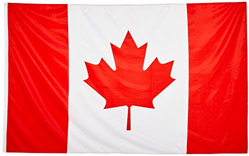 M & M MM Drapeau du Canada, résistant aux intempéries, Multicolore, 250 x 150 x 1 cm, 16286