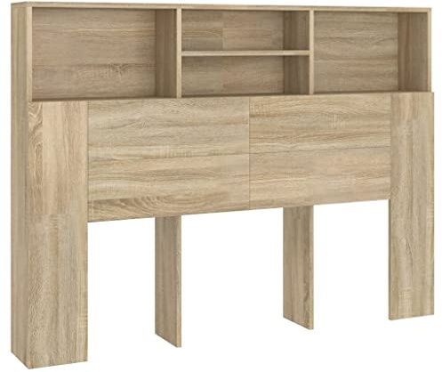 vidaXL Cabecero de Cama Roble Sonoma 140x19x103,5 cm