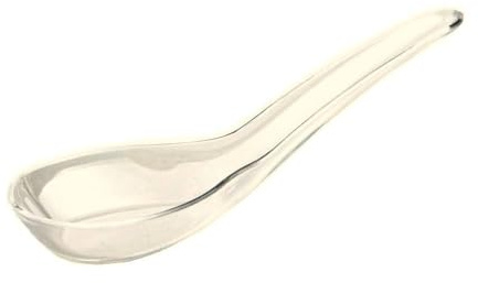 50 Cuillères Bouchées Chinoise 1,7 cl de 120 x 38 x Ht. 32 mm 100% Biosourcé, Fabrication Française - Translucide - D-Work