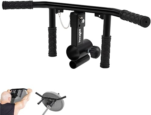 Yes4All Barra en T – Accesorio de mango de minas terrestres para barra de pesas de 2 pulgadas, mango sólido multiagarre para minas terrestres con mango de goma antideslizante, se adapta a barras
