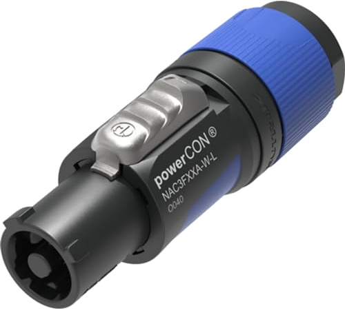 Neutrik powerCON blau NAC3FXXA-W-L für Kabeldurchmesser 10-16mm Kabelstecker 250V 16A IEC EN 60320-1