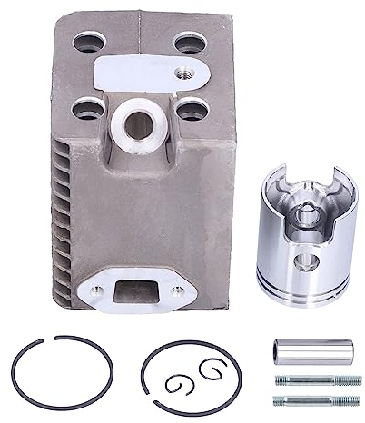 TOPINCN Zylinderkit Wm80 Kolbenersatz 99336 Rammer Tamper Ringe für Zylinderkolben Wacker 99336, 0099336 45 Mm Gastanks