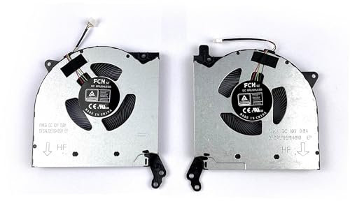 New 10V CPU+GPU Cooling Fan for Lenovo Legion 5-15'' 2021 Series, Legion 5-15ACH6H 15ACH6A, DFSAL12E164810 DFSAL12E064860, 10V Fan