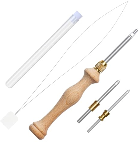 Griff Stanznadel, 2.5mm/3mm/5mm Punch Needle, Metallrohr Stanznadel,Punch Needle Kit,Holz Stanznadel,Holz Stickstift,Stickstift Aus Holzgriff