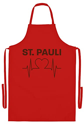 multifanshop Grillschürze - St. Pauli - Herzschlag