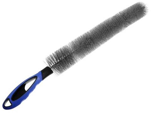 NULYLU Brosse De Nettoyage Radiateur Manche Antidérapant, Fibres Dures, Outil De Nettoyage Domestique Polyvalent pour Réfrigérateur, Climatiseur Et Ventilation, Accessoire Ergonomique Pratique