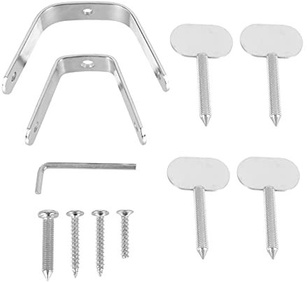 Cabilock Supporto per Prosciutto in Acciaio Resistente per Conservare Prosciutto Facile Installazione e Pulizia