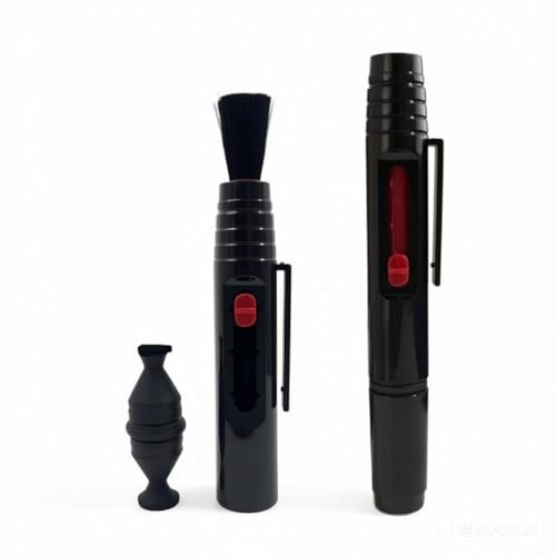 Sanhooii 2 penne per la pulizia delle lenti con testina in carbonio e spazzola per fotocamera digitale DSLR e drone, telescopio, lente d'ingrandimento, schermo del telefono cellulare, ecc.