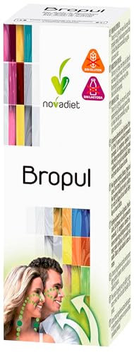 NOVADIET - BROPUL con Propóleo, Equinácea y Acerola - Para Reforzar las Defensas y Combatir los Síntomas del Resfriado y la Gripe - Alivio de la Irritación y Molestias de la Garganta - Envase de 30 ml