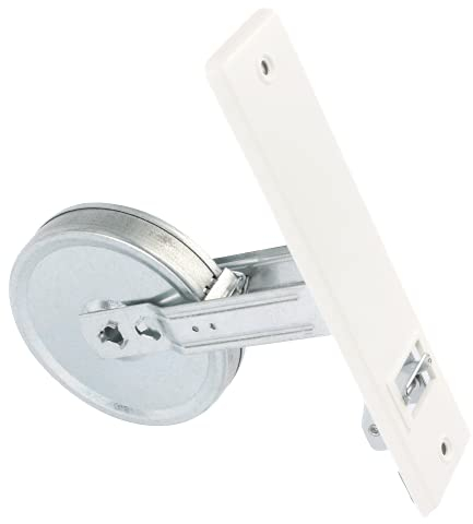 Avvolgitore per Tapparelle inclusoPiastra di Copertura fino a 12 m, distanza tra i fori 185 mm, (per 20 – 24 mm di cinghia)