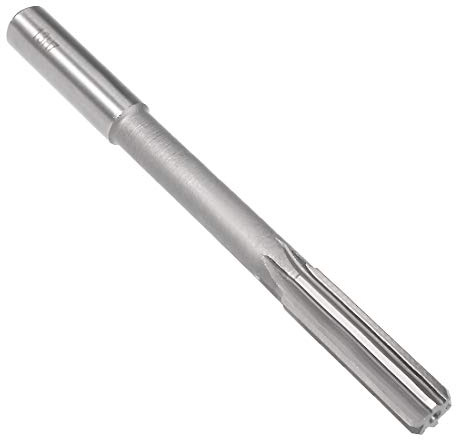 sourcing map Spannreibahle, 13 mm, H7 HSS-Drehmaschine, Reibahle, 6 gerade Rillen, Rundschaftfräswerkzeug, metrischer Reibbohrer für Edelstahl-Metallloch