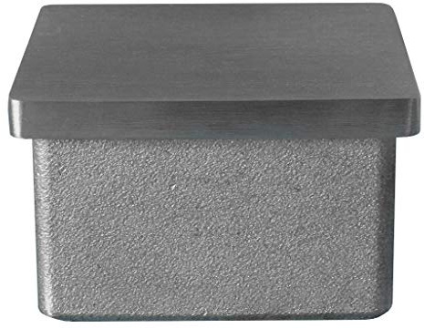 Acero Inox. Brida Guarniciones Tapas Conector Elementos Decorativos Arcos Material de Montaje Barandilla Pasamano - Plano Tapa de Xxtremo Tubo Cuadrado, Quadratrohr 40 x 40 x 2mm