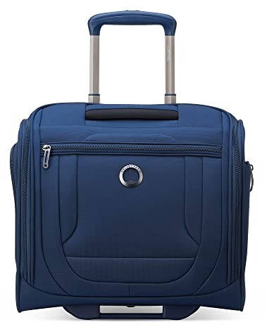 DELSEY PARIS Helium DLX Softside Gepäck Untersitzer mit 2 Rollen, Marineblau, Carry on 16 Inch, Helium DLX Softside Gepäck Untersitz mit 2 Rollen