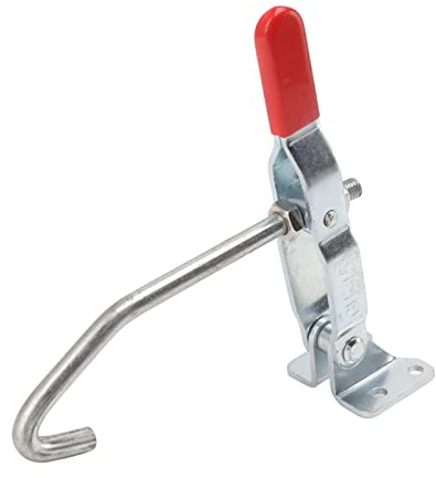 Abrazadera de Palanca con Gancho en J, Empuñaduras Antideslizantes, Acción de Tirar del Pestillo para Puertas