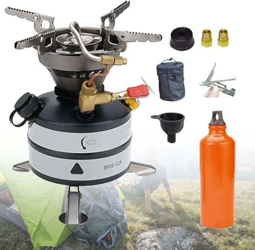 Réchaud À Kérosène, Camping Portable, Réchauds De Camping, Poêle À Pétrole Diesel Essence Alcool Kérosène Portable,Réchaud À Huile Multifonctionnel Pour Pique-nique