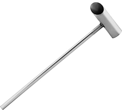 Tissting Marshmallow Maschinenlöffel 31cm Griff Edelstahl Zuckerlöffel Marshmallow Maschine Zuckerwatteschaufel für Zucker, Zuckerwatte