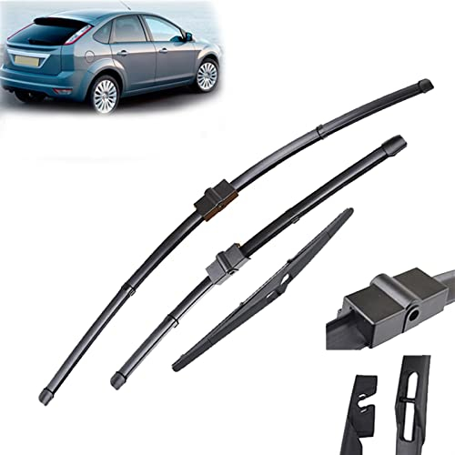 Scheibenwischer Vorne Hinten Wischerblätter Set Für Ford Für Focus 2 2005-2011 Windschutzscheibe Windschutzscheibe Vorne Hinten Fenster 26+17+14