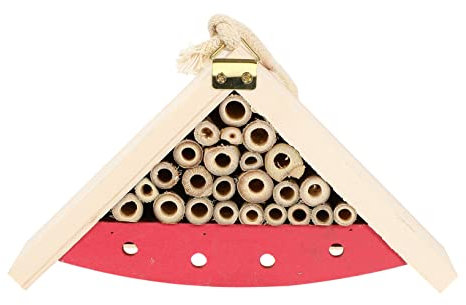 Parliky 1pc Holz Outdoor Nest Gartenarbeit Bee Lebensraum Bienenzucht-häuser
