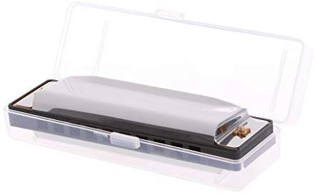 FANGFA Harmonica Blues 10 Holes For Key Of C Stainless Steel Musical Instrument With Aluminum Seat Plate