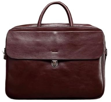 Lejdi Herren-Handtaschen, Messenger-Umhängetaschen, echtes Leder, Laptop-Taschen, Umhängetaschen, Tragetaschen, Business-Aktentaschen(Brown)