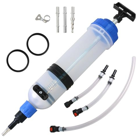 PANGBOER Professione A Doppio Scopo Pompe Trasferimento Trasferimento da 1500 Ml Strumento Estrattore Fluido per Auto per Servizio Servosterzo Servizio Idraulico Bidirezionale