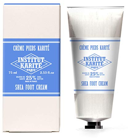 Institut Karité Paris – Crème Pieds au Beurre de Karité 75ml – Hydratante & Reparatrice – Pour Pieds Secs à Très Secs et Ongles – Shea Butter Cream for Dry Feet