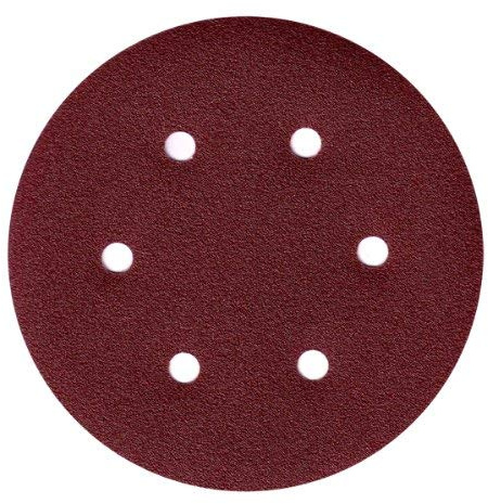 60x Schleifpapier 150 mm 6 Loch Körn.= 40-180 Schleifblatt für Exzenterschleifer (60x Körnung = MIX 40 60 80 100 120 180 je 10 Stk)