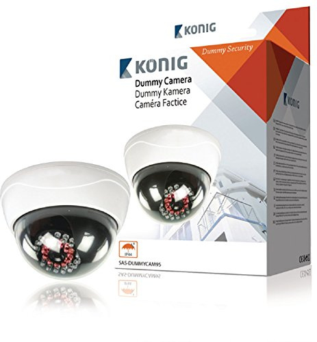 König SAS-DUMMYCAM95 dummy utomhus kupol kamera IR LED