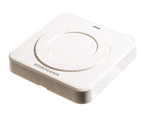 Hörmann FIT 4 BS - BiSecur 868 MHz Funk-Innentaster - Wandtaster - Smart Home - Weiß RAL 9010 - 4 Kanäle - Drucktaste - Manuell